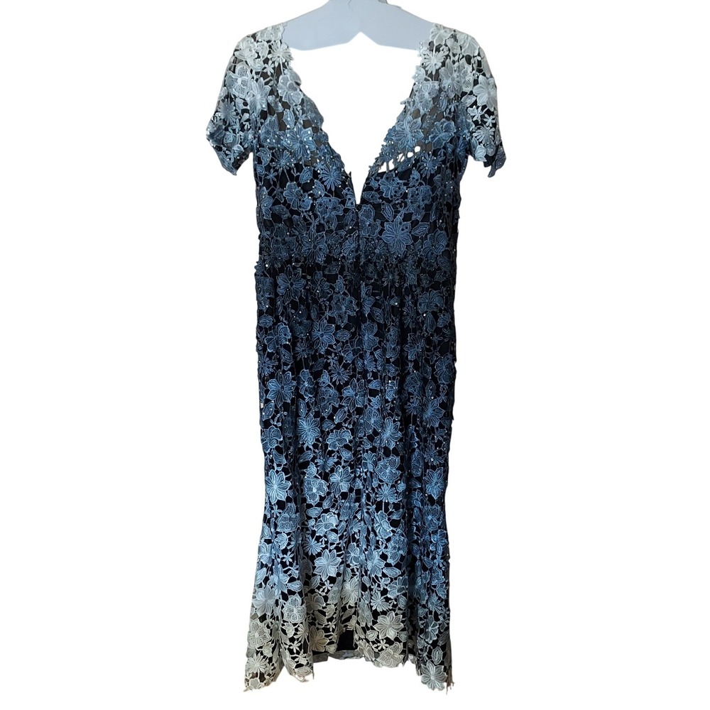 Montage by Mon Cheri Lace Ombre Gown Formal Evening Dress Mother of the Bride - Picture 8 of 15